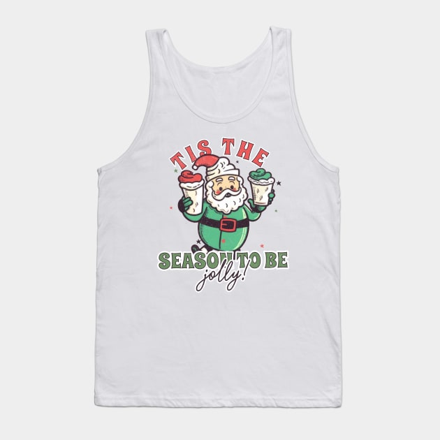 Tis The Season To Be Jolly Tank Top by MZeeDesigns